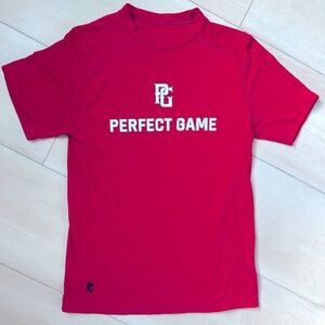 Perfect Game Baseball PG Red Shirt YL